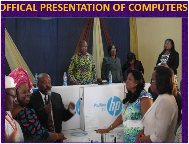 Official Donation of Computers